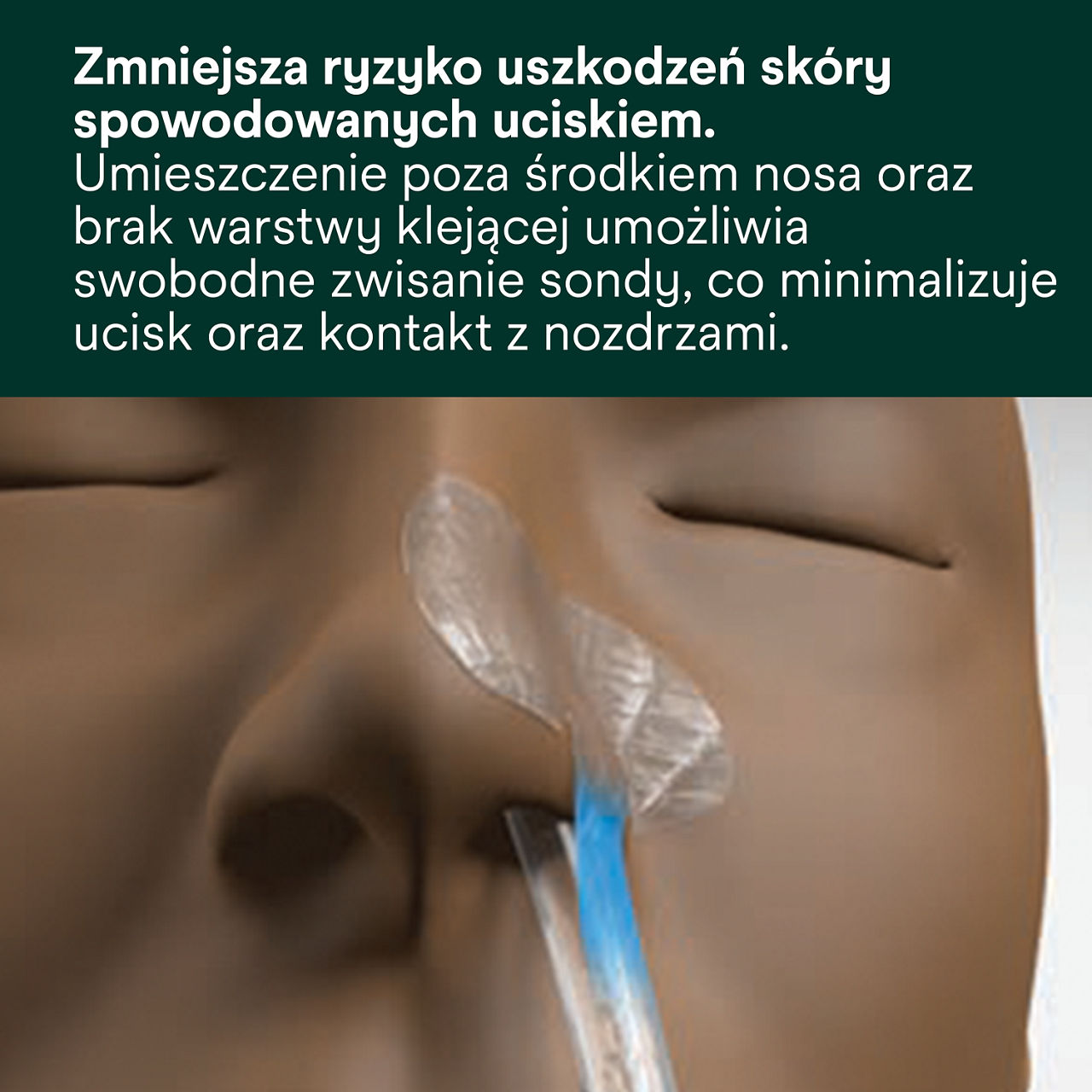 (1) Urządzenie do mocowania sondy nosowo-żołądkowej: Zaprojektowane, aby zmniejszyć ryzyko urazu spowodowanego uciskiem