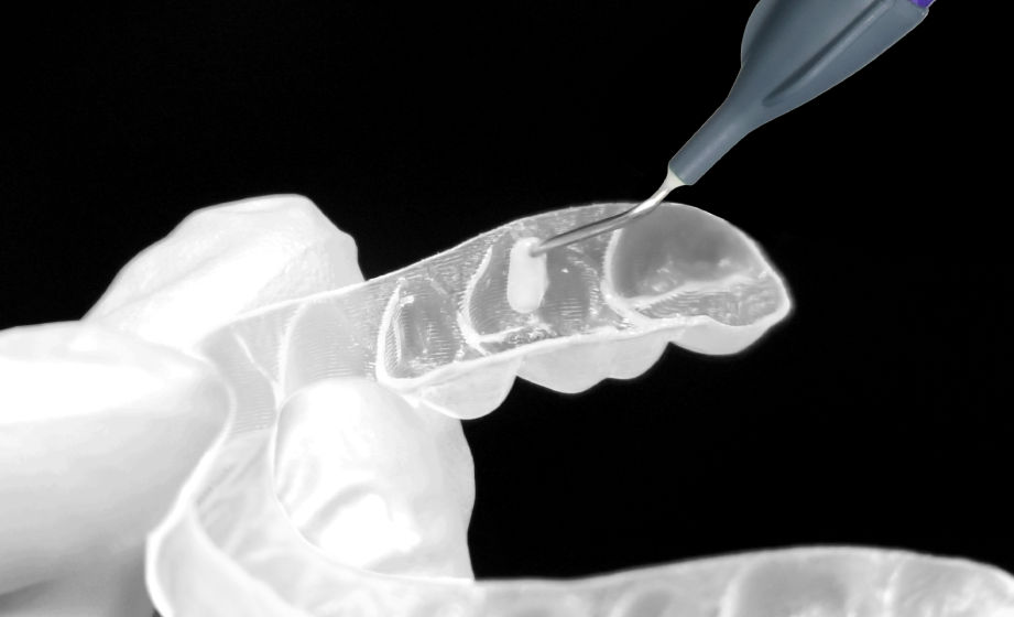 Dispensing attachment material with Clarity Attachment Material