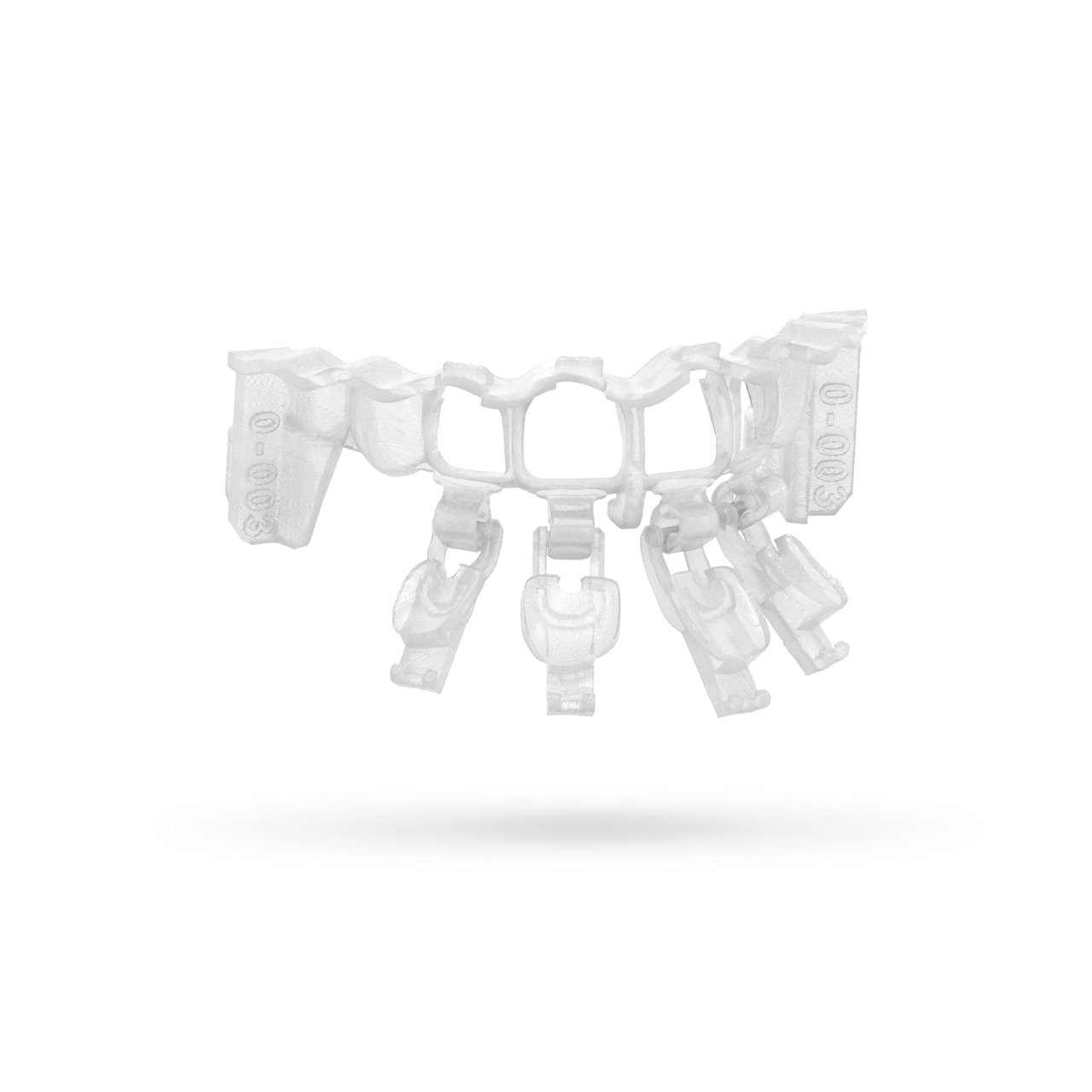 Rendered image of the 3M� Filtek� Matrix for upper teeth.