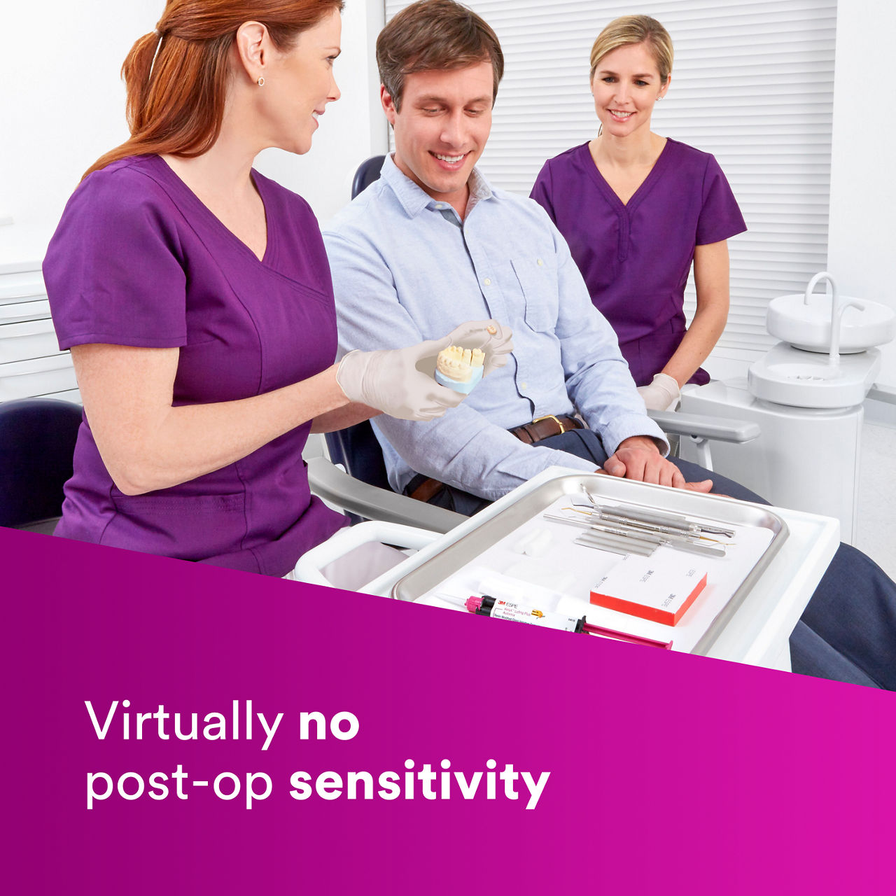 (4 - Automix) RelyX™ Luting Plus RMGI Cement: Virtually no post-op sensitivity EN CA