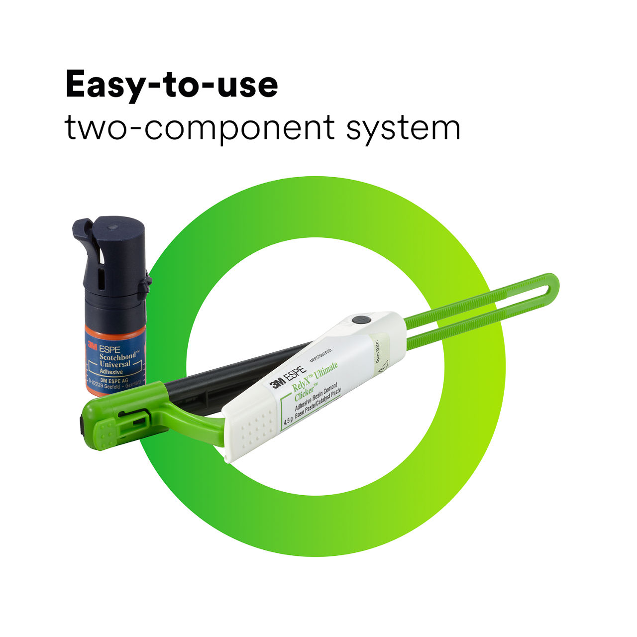 (2 - Clicker) RelyX™ Ultimate Adhesive Resin Cement: Easy to use two-component system EN CA