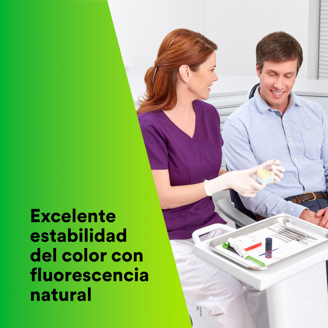 5-Cemento de resina adhesivo RelyX Ultimate: excelente estabilidad del color y fluorescencia natural