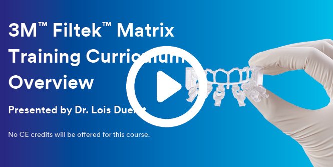 3M™ Filtek™ Matrix Training Curriculum Overview, Presented by Dr. Lois Duerst, Case Study Image, 665x333, rgb, jpg