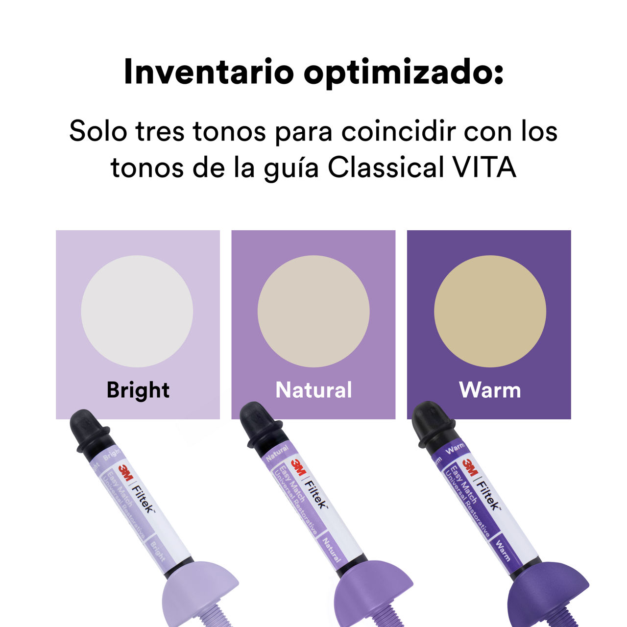 2382678 - Filtek Easy Match - Jeringas: Inventario simplificado