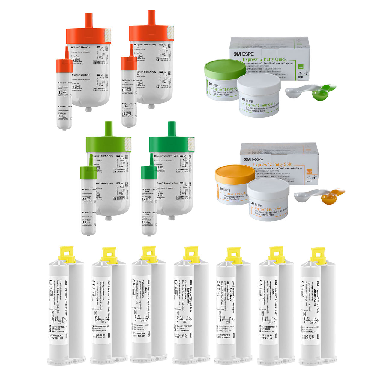 3M™ Express™ 2 VPS Afdrukmateriaal