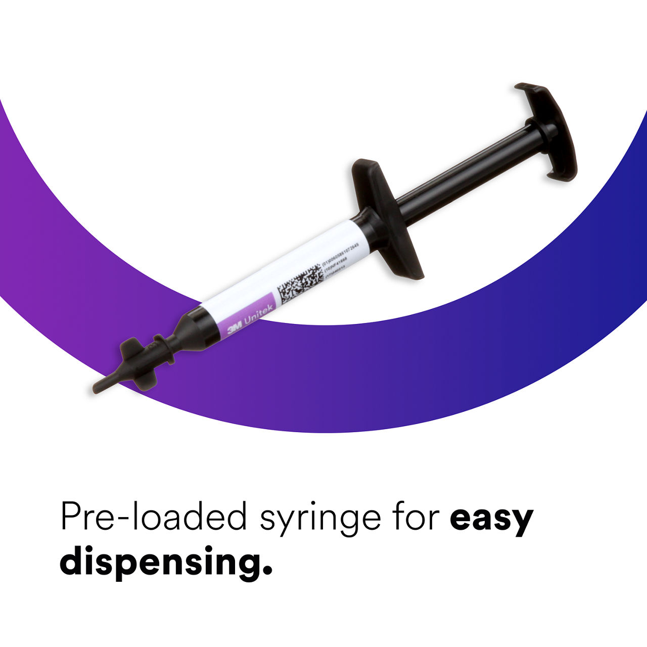 (3) Transbond Plus Light Cure Band Adhesive: Pre-loaded syringe for easy dispensing