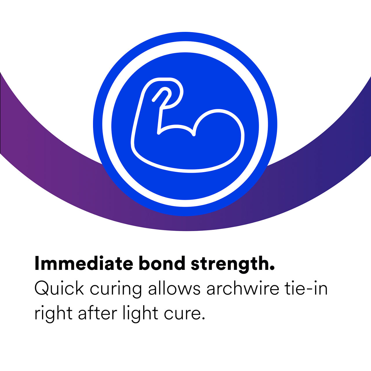 (3) Transbond XT Light Cure Adhesive: Immediate bond strength quick curing allows archwire tie-in