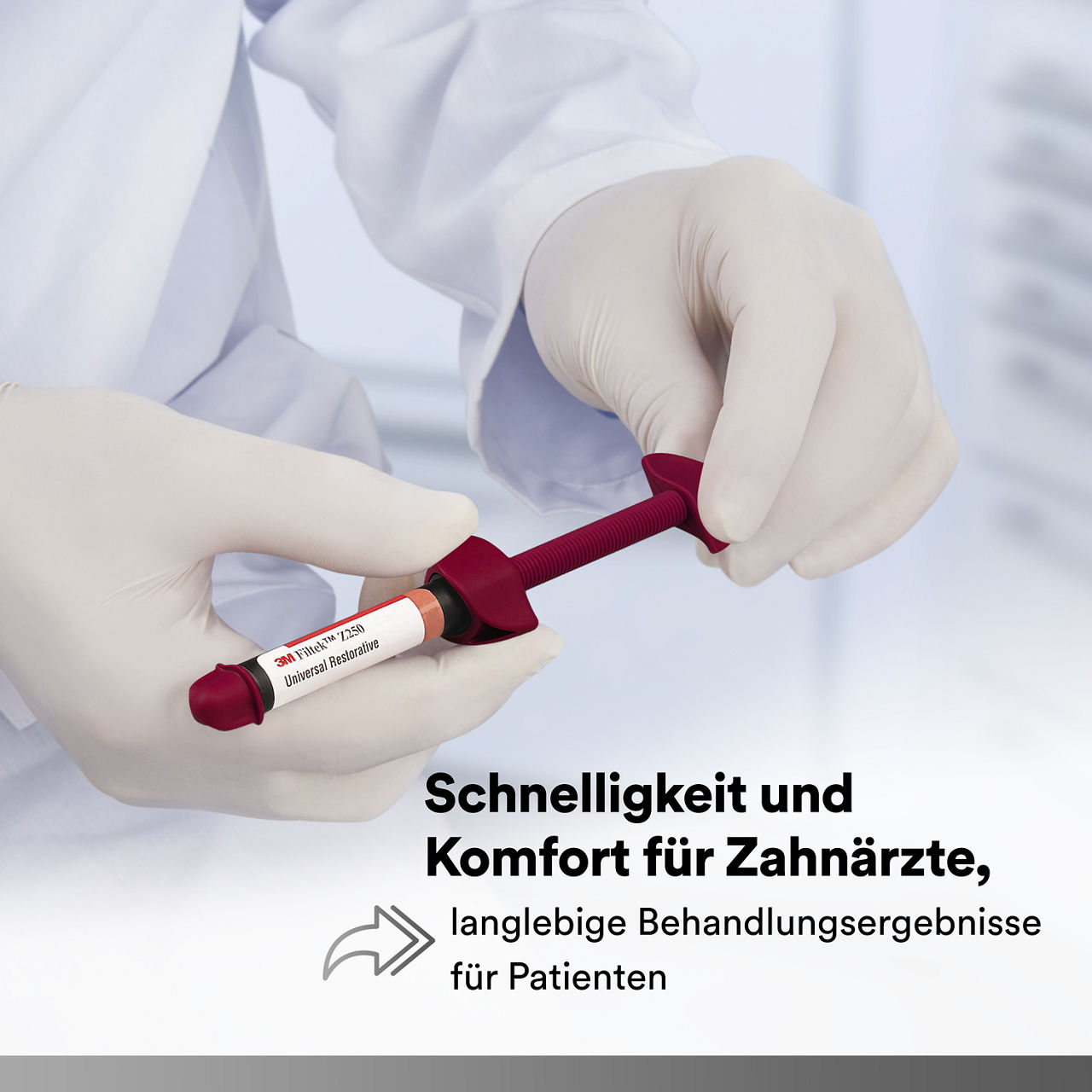 5- Filtek Universal: Kapseln können für bis zu eine Stunde auf 70°C erwärmt werden