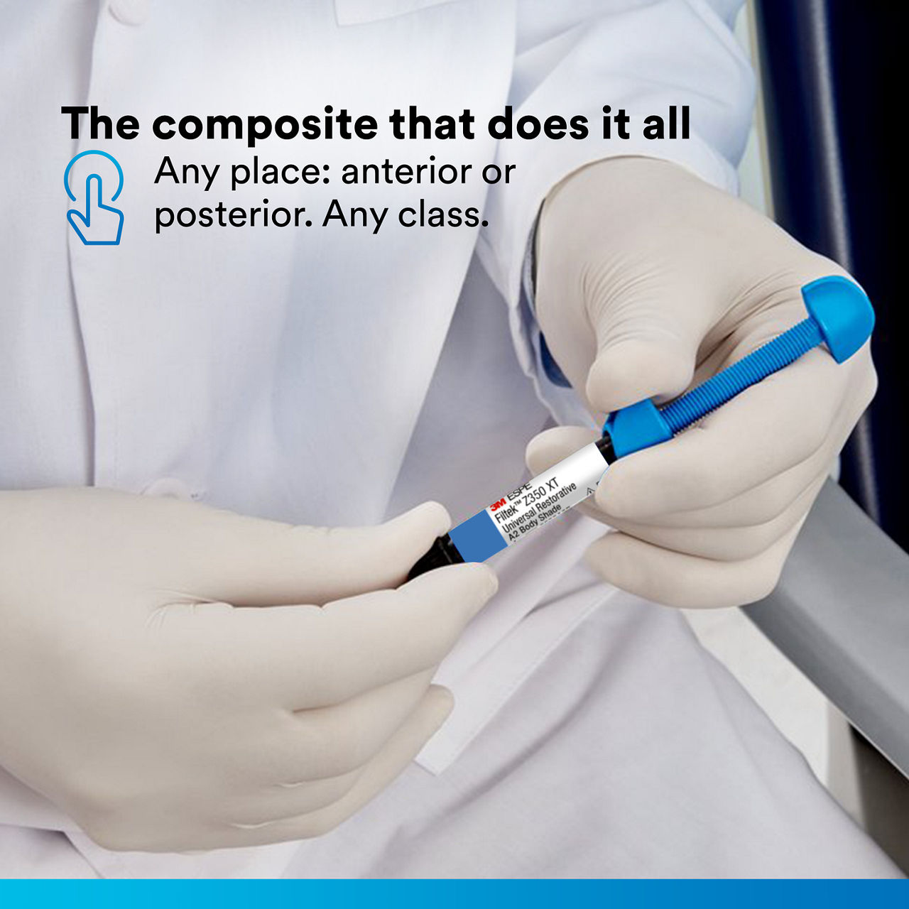 (1) Filtek Z350 XT Universal, syringe: The composite that does it all