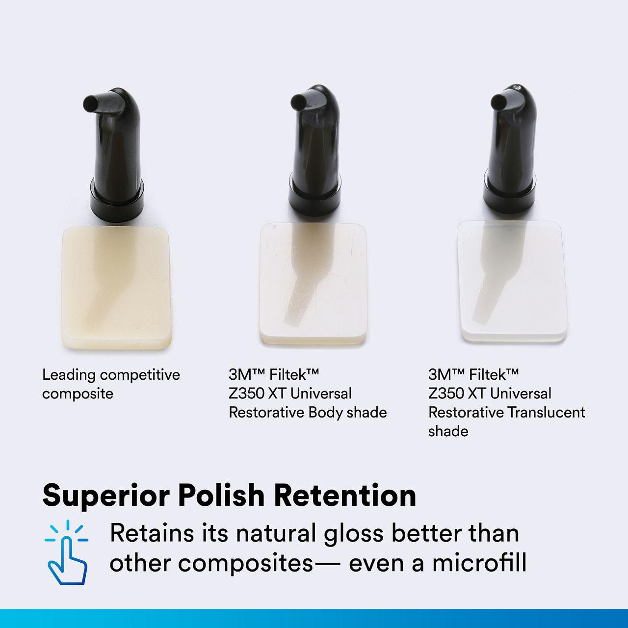 (2) Filtek Z350 XT Universal: Superior Polish Retention