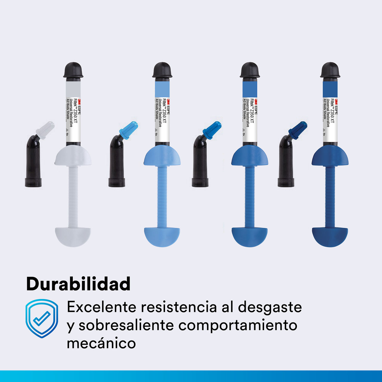 (3) Filtek Z350 XT Universal: Simplemente duradero.
