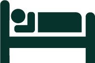 Symbol, das ein Patientenbett darstellt, erstmals verwendet in 3M� Bair Hugger� TMS Vergleichende Wärmeübertragungsevaluierungen