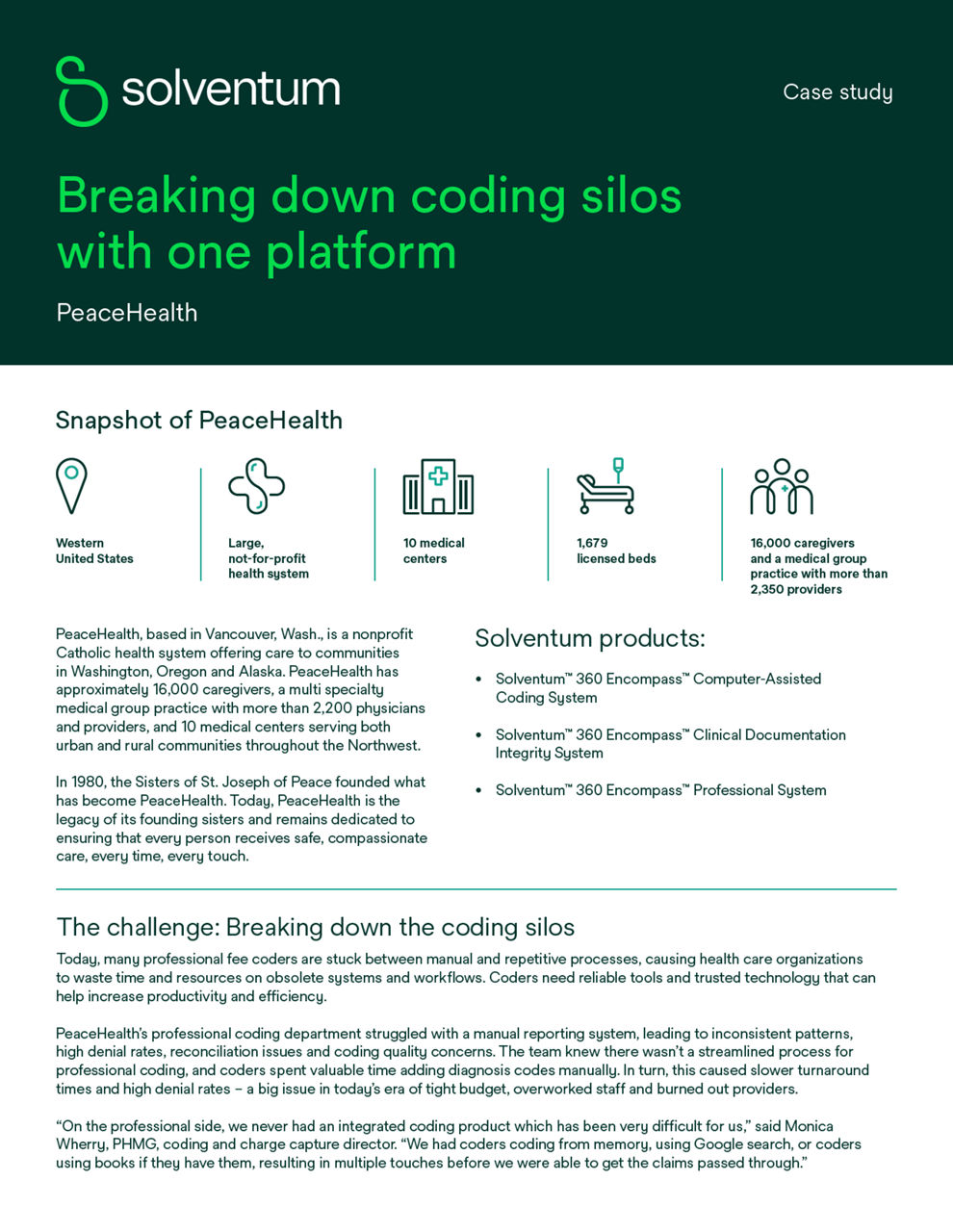 PeaceHealth case study