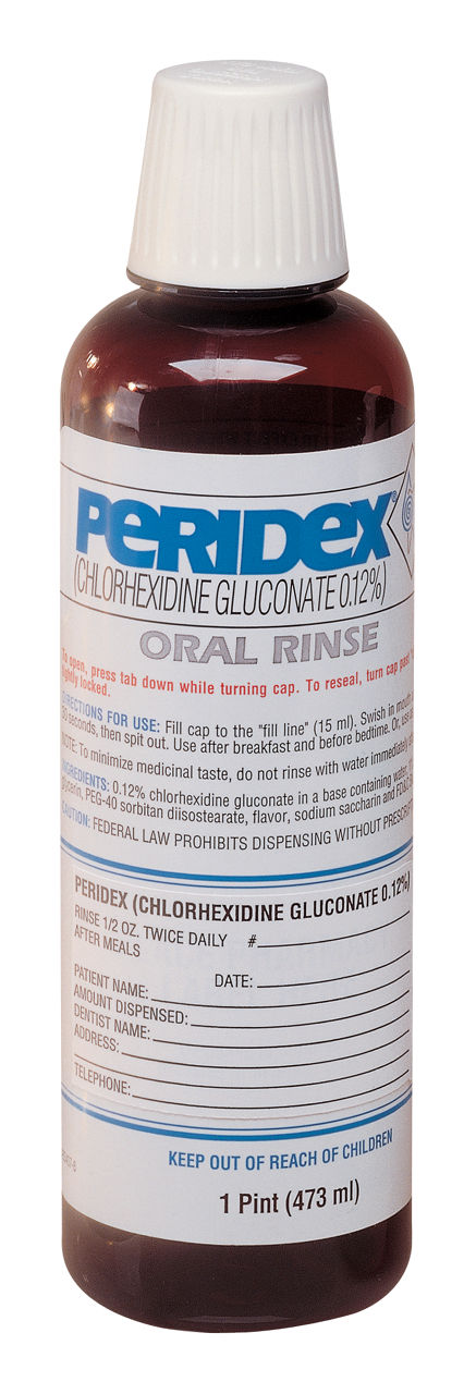 3M™ Peridex™ Chlorhexidine Gluconate 0.12% Oral Rinse, 12132, 1 16 ozbottle