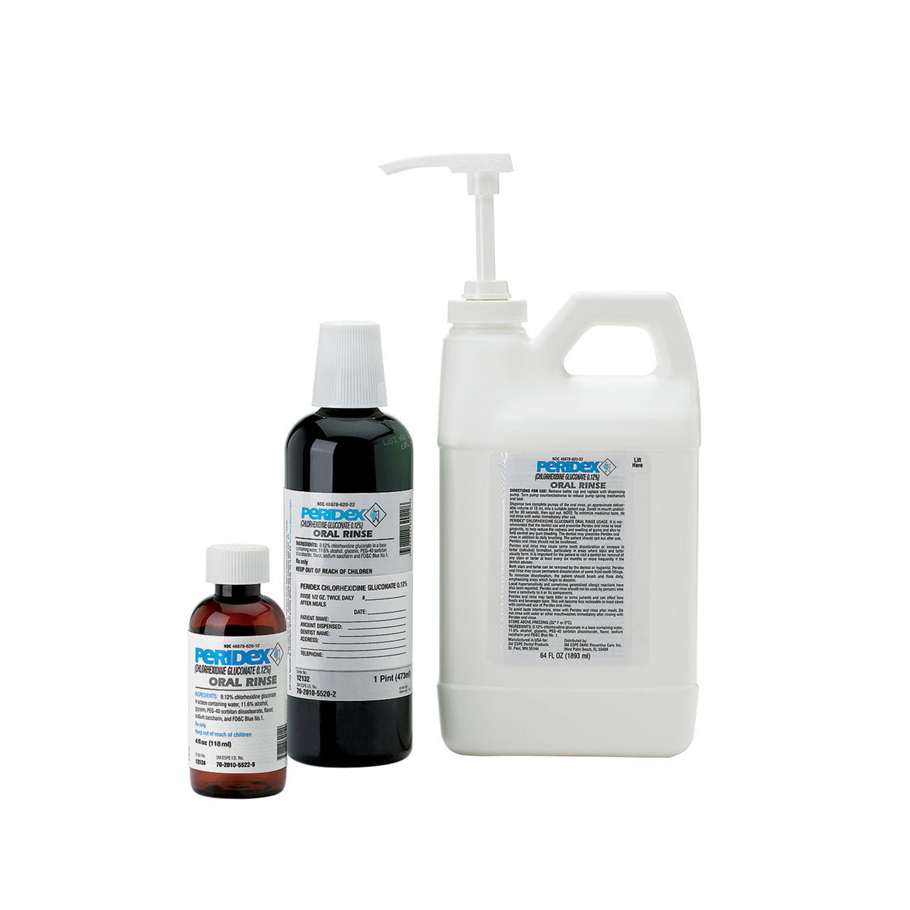 Peridex Oral Rinse - Bottles 3 sizes