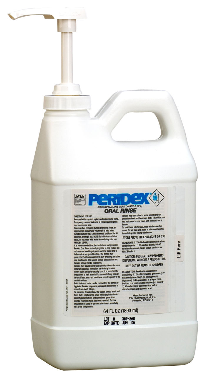 3M™ Peridex™ Chlorhexidine Gluconate 0.12% Oral Rinse, 12133, 1 64 ozbottle with pump