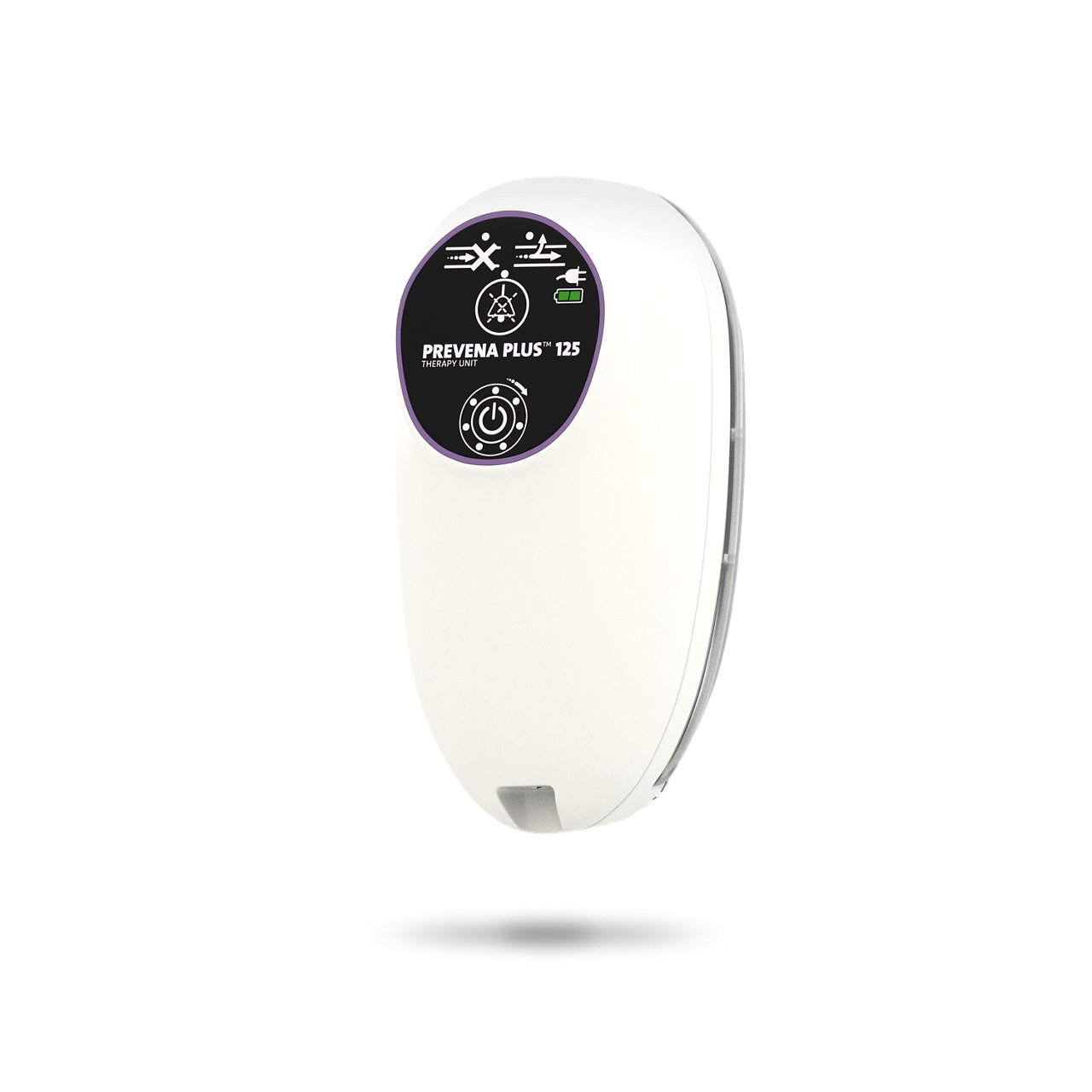 Prevena Plus 125 Therapy Unit 3/4 angle product render on transparent background