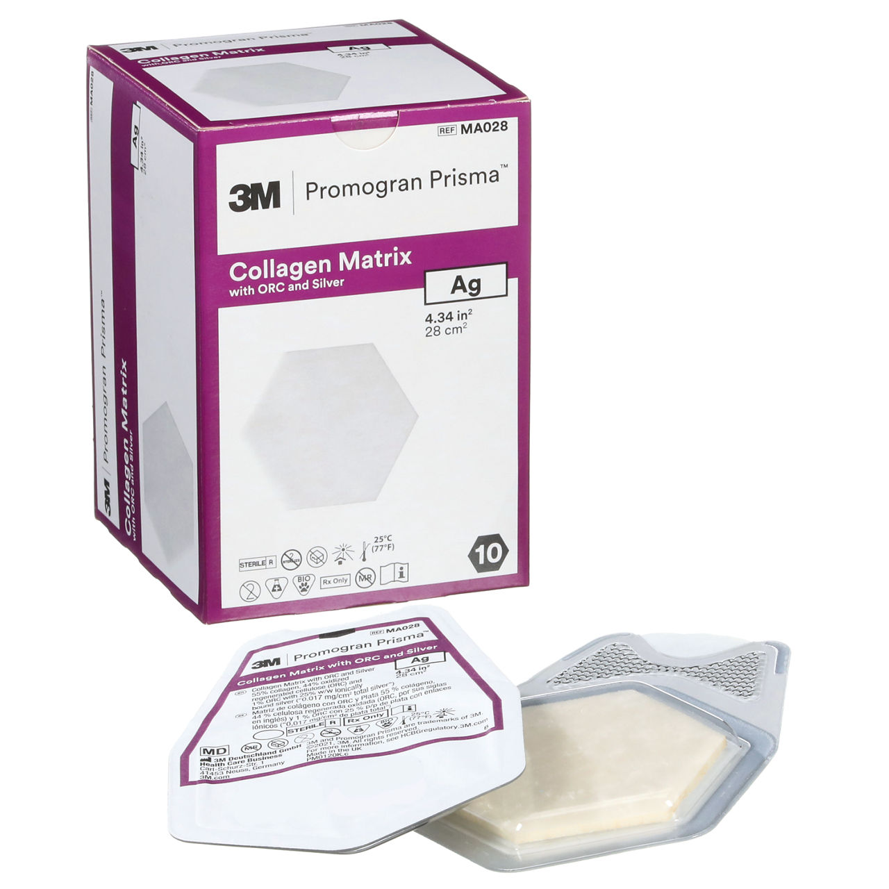 3M™ Promogran Prisma™ Collagen Matrix with ORC and Silver