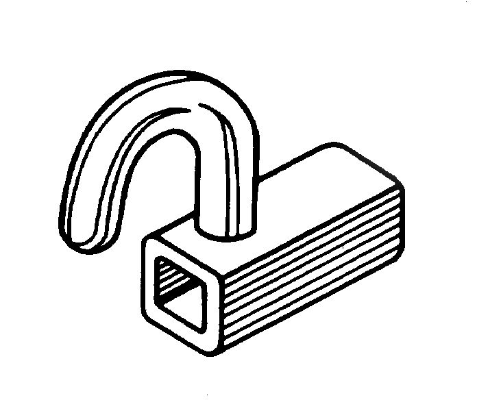 3M™ Unitek™ Archwire Stop 533-710, With Hook, Rectangular Wire, Crimpable, 10/Pk