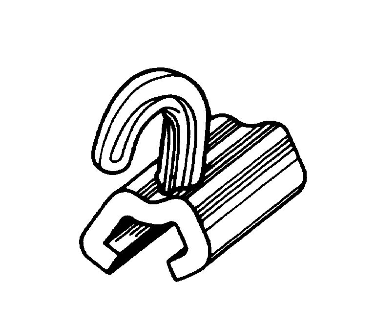 3M™ Unitek™ Archwire Stop, With Hook, For .018x.025 in. RectangularWire, Split Crimpable, 537-610, 10/Pk