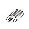 518-740 Unitek™ Archwire Stop Rectangular .022x.028 Split Crimpable 100/Pk