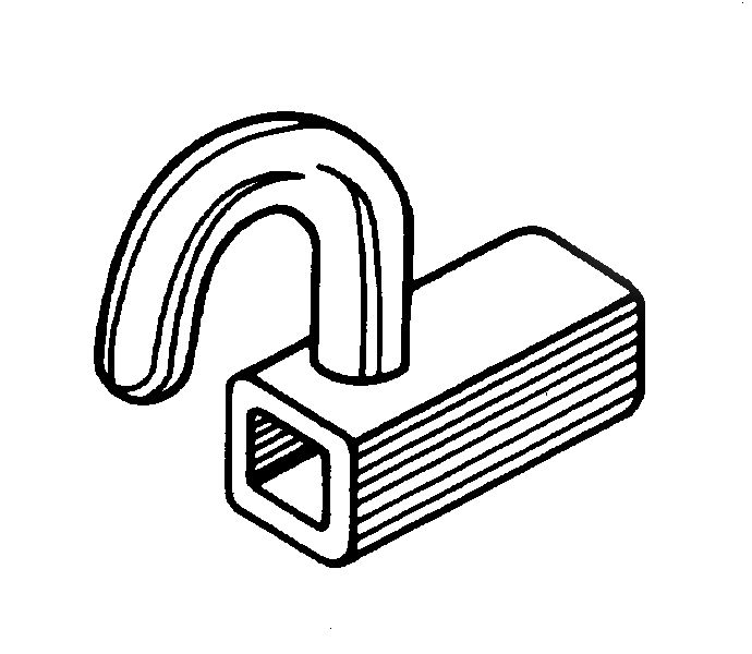 3M™ Unitek™ Archwire Stop 530-110, With Hook, Rectangular Wire, Weldable, 10/Pk