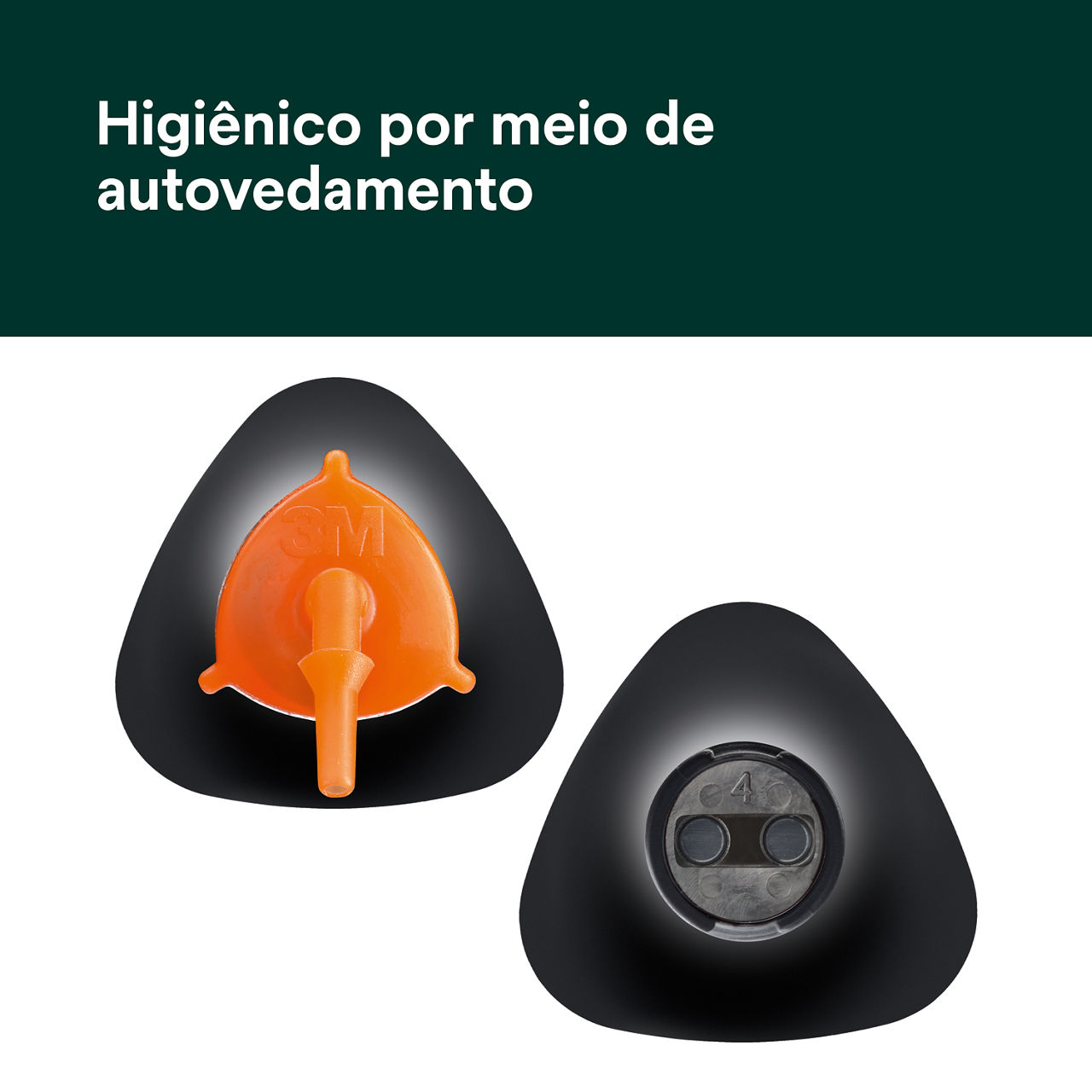 (3) Cimento de resina RelyX™ Universal cemento: Higiénica por ser auto-vedante.