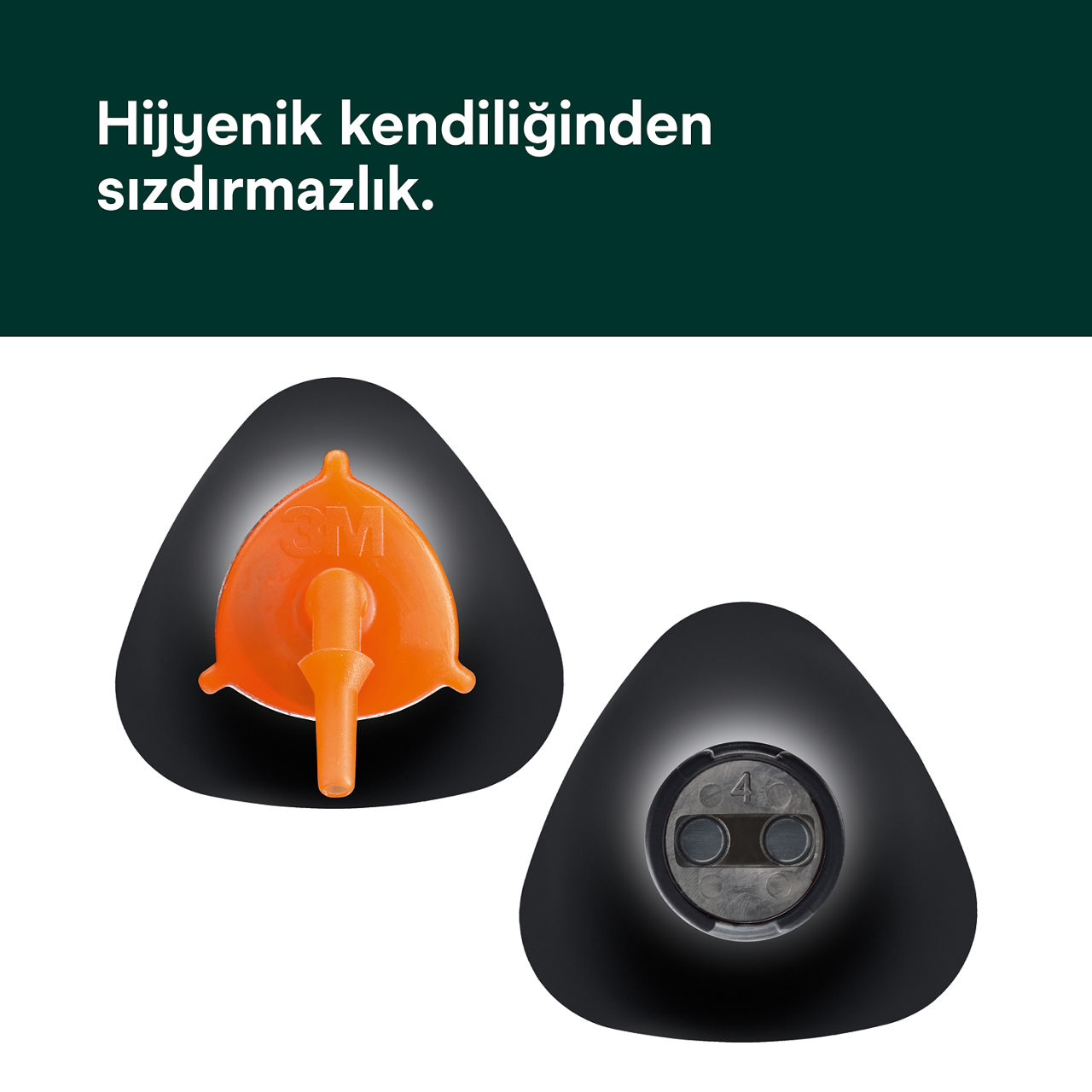 (3) RelyX™ Universal Rezin Siman: Hijyenik kendiliğinden sızdırmazlık.