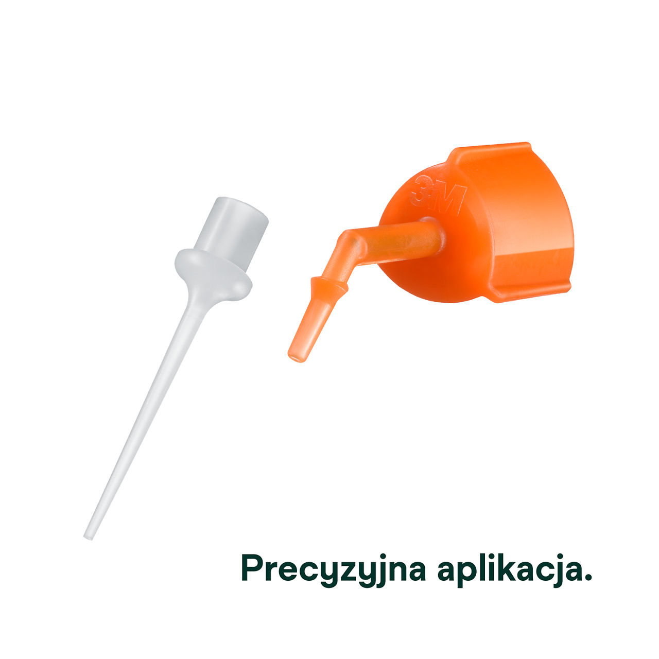 (4) RelyX™ Universal uniwersalny cement: Precyzyjna aplikacja.