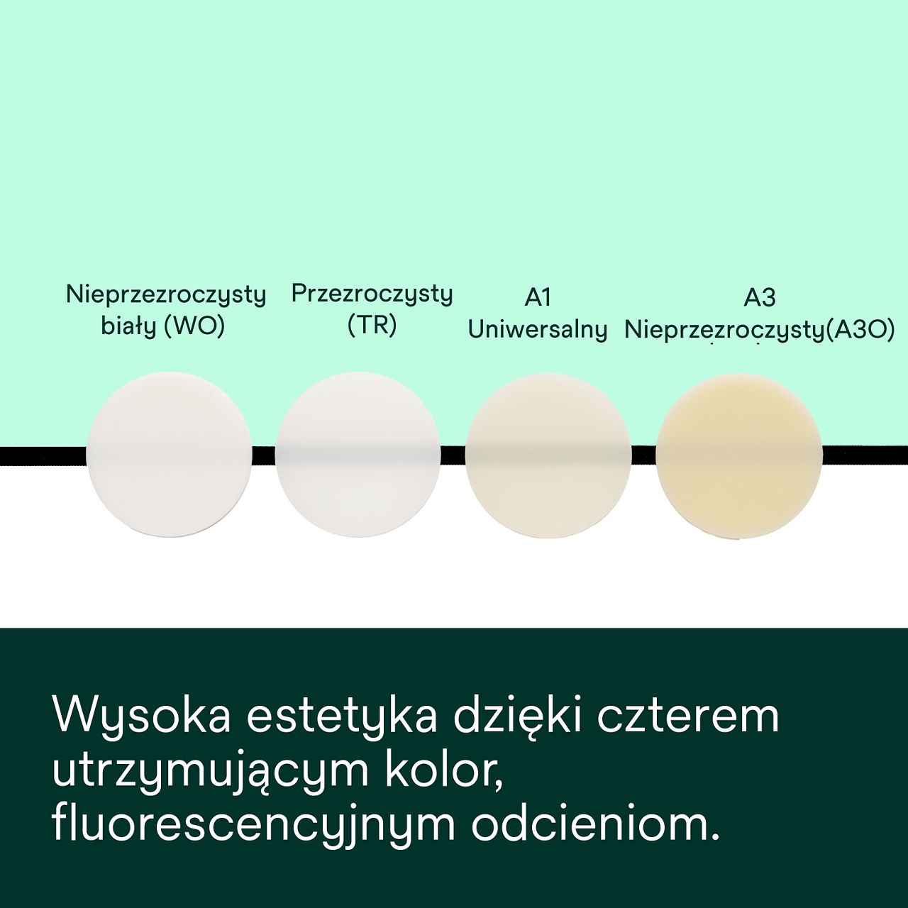 (5) RelyX™ Universal uniwersalny cement: Wysoka estetyka dzięki czterem kolorom