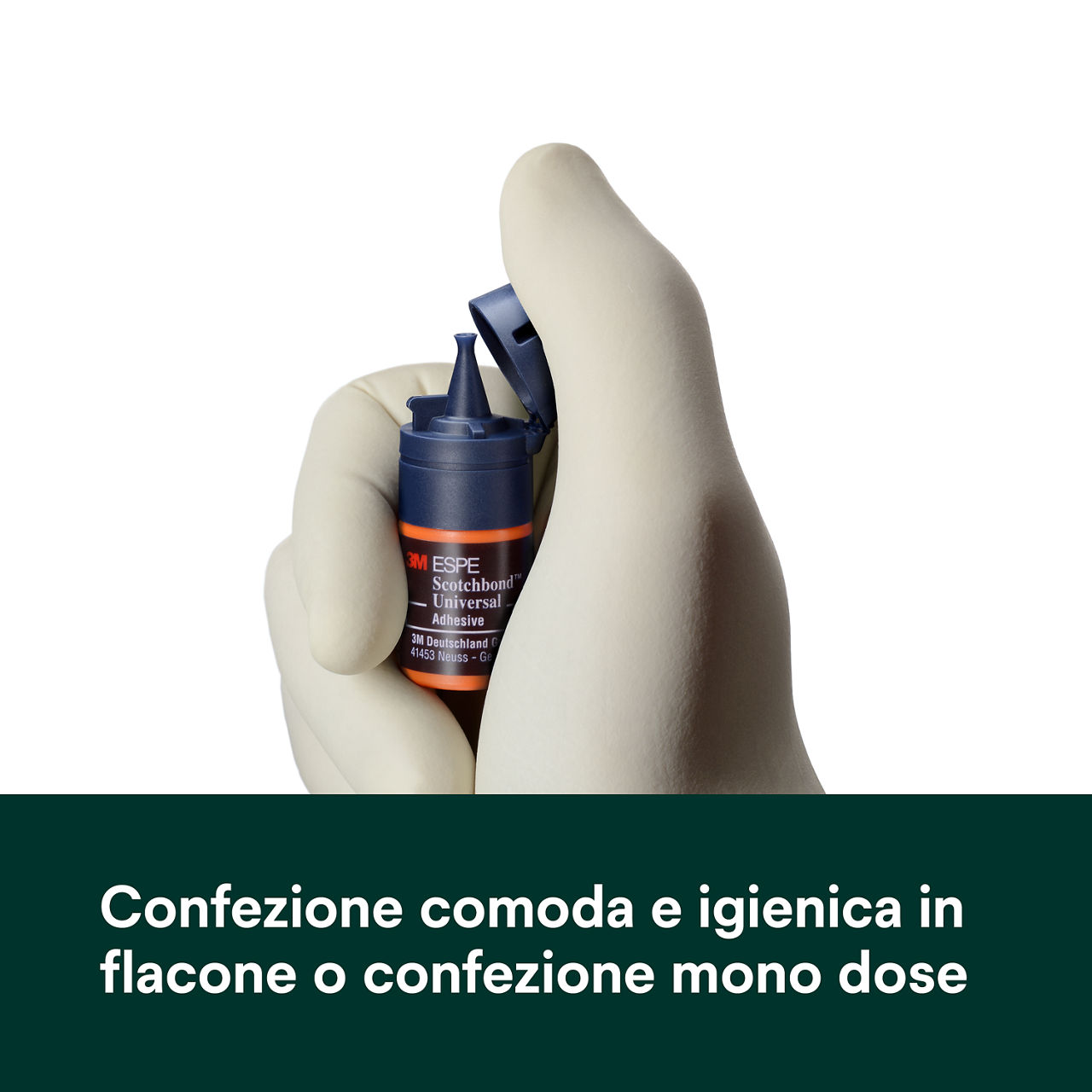 (4) Scotchbond Adesivo Universale: Consegna comoda e igienica con multi-dose e dose unità