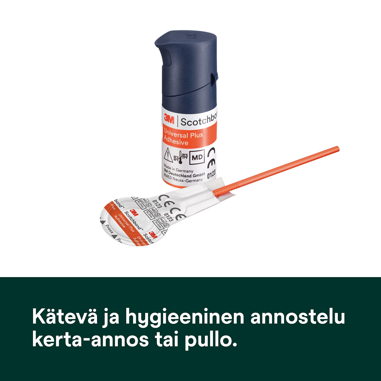 (4) Scotchbond Universal Plus Adhesive: Kätevä ja hygieeninen annostelu yksittäisannostelijan avulla