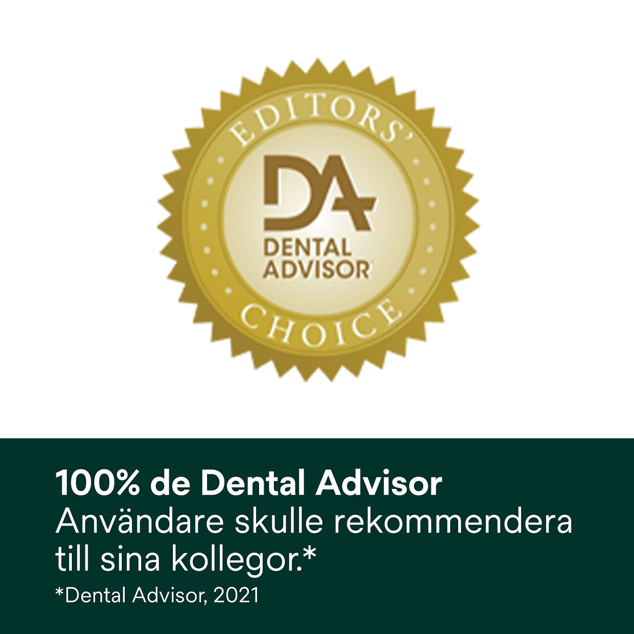 (7) Scotchbond™ Universal Adhesive Plus: 100 % av Dental Advisor-konsulterna rekommenderar