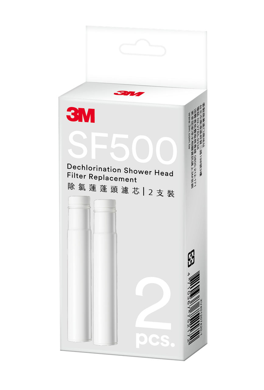 3M™ SF500 除氯蓮蓬頭替換濾心 SF500F, 二入