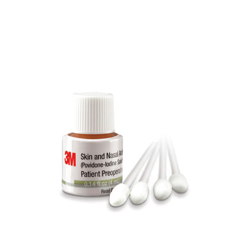 3M™ Skin and Nasal Antiseptic (Povidone Iodine Solution 5% w/ w[0.5% available iodine] USP) Patient Preoperative Skin Preparation