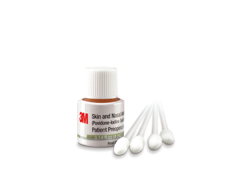 3M™ Skin and Nasal Antiseptic (Povidone Iodine Solution 5% w/ w[0.5% available iodine] USP) Patient Preoperative Skin Preparation