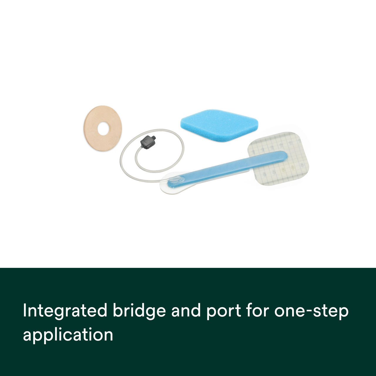 Snap Bridge Dressing Kit with Securring Hydrocolloid Skin Barrier PDP Secondary Image 2