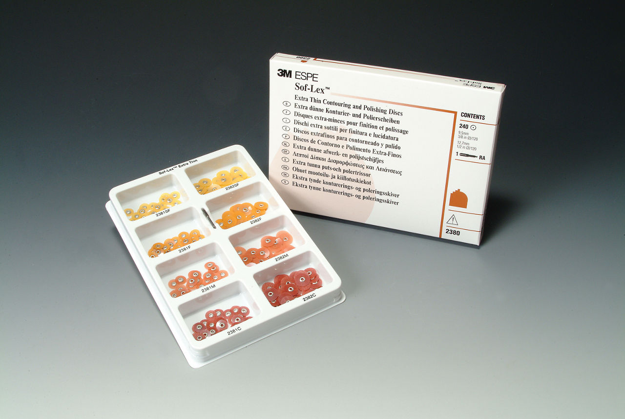 Sof-Lex™ krążki cienkie, zestaw 240 szt., 2380