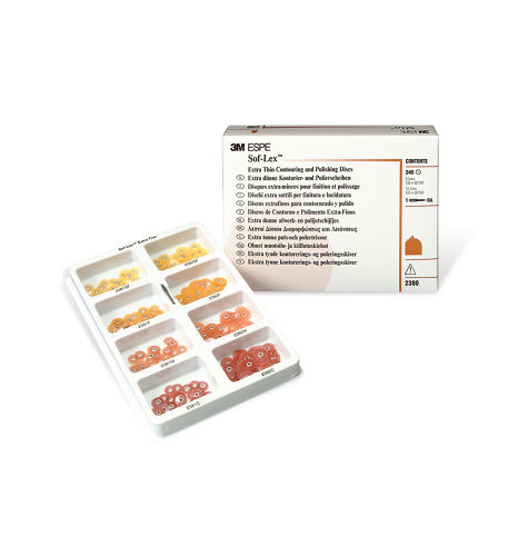 3M™ Sof-Lex™ Disques de finition et polissage, Ø 12,7 mm (extra fins)