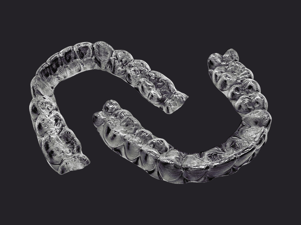 Clarity Aligners Flex on both arches
