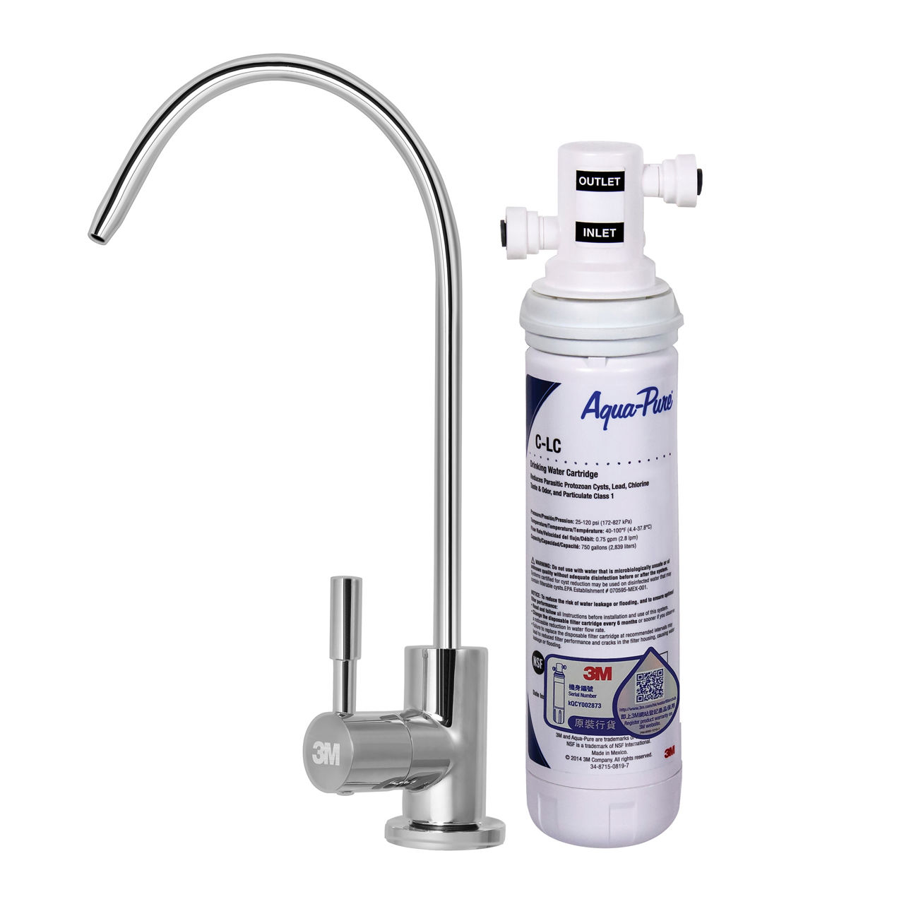3M™ Under Sink Water Filter System AP Easy LC