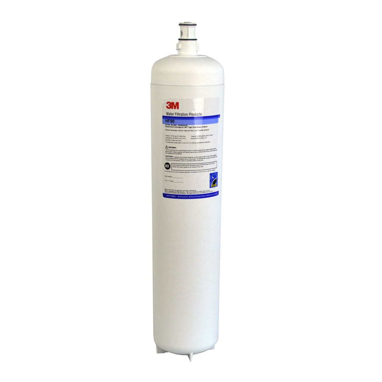 3M™ High Flow Series Filter Cartridge HF90, 5613503, 0.2 um NOM, 5 gpm,54000 gal, 1/Case