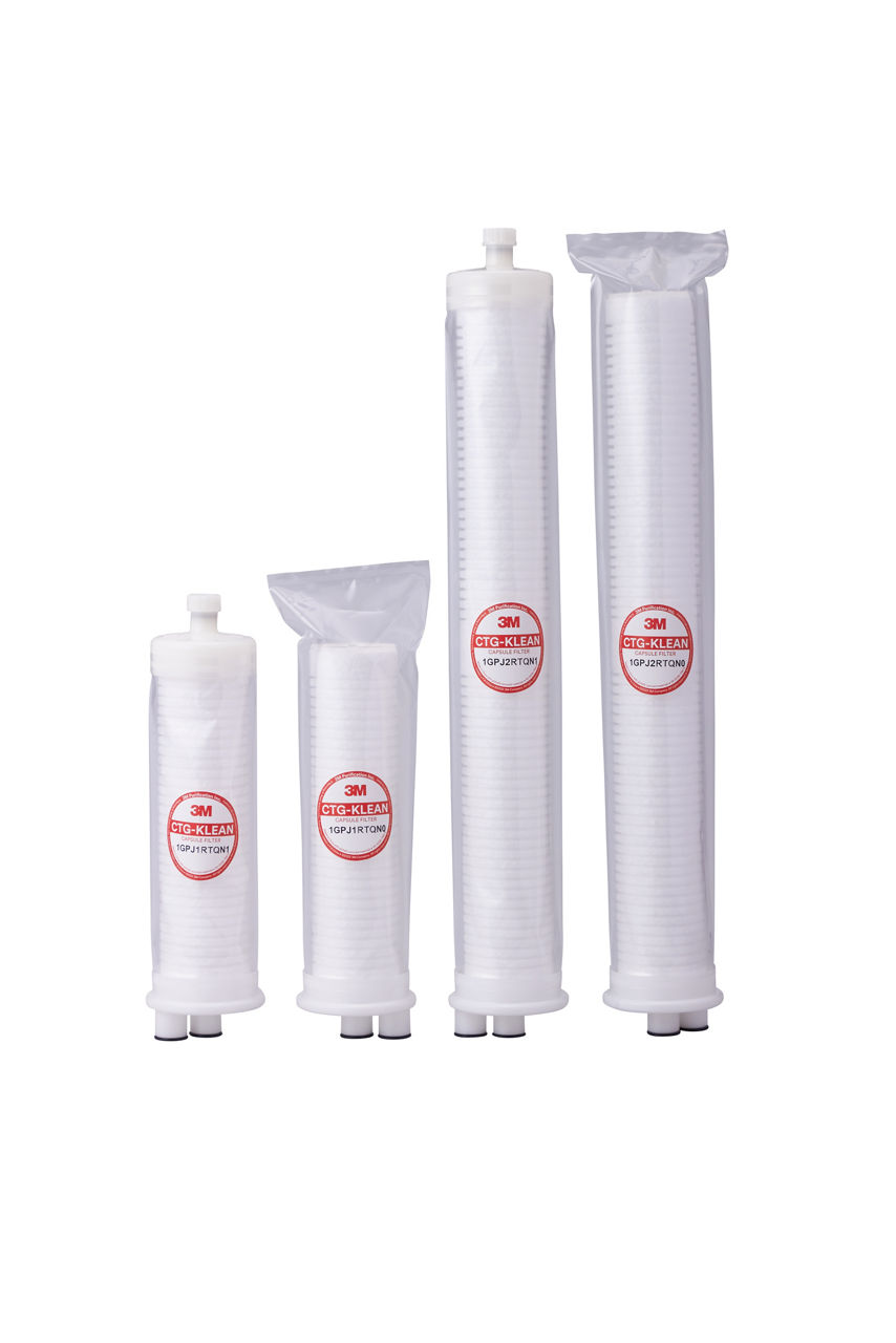 3M™ CTG-Klean System Filter Pack GPJ Series with Betapure™ AU Series Filter Cartridge, 1GPJ2AUGN1, 12/CS