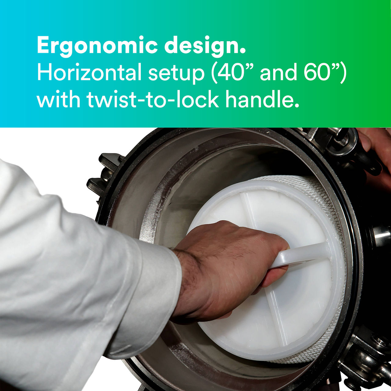 (3) High Flow HF/HFM: Ergonomic design