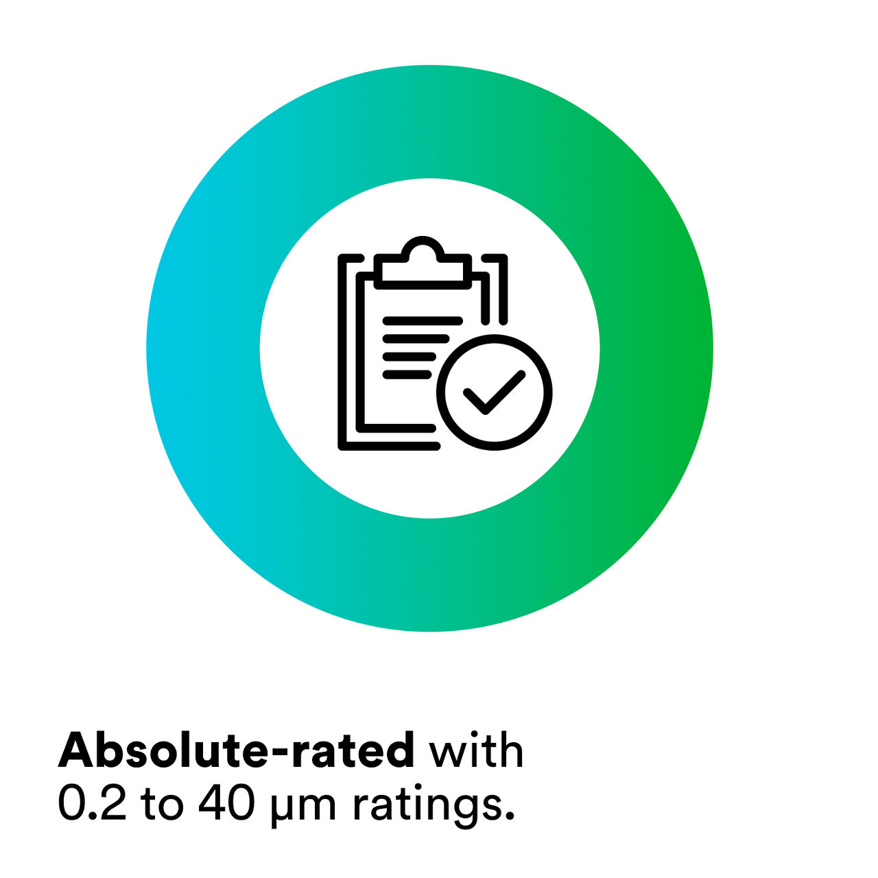 (3) Betafine XL Series Filter Cartridge: Absolute-rated with 0.2 to 40 µm ratings