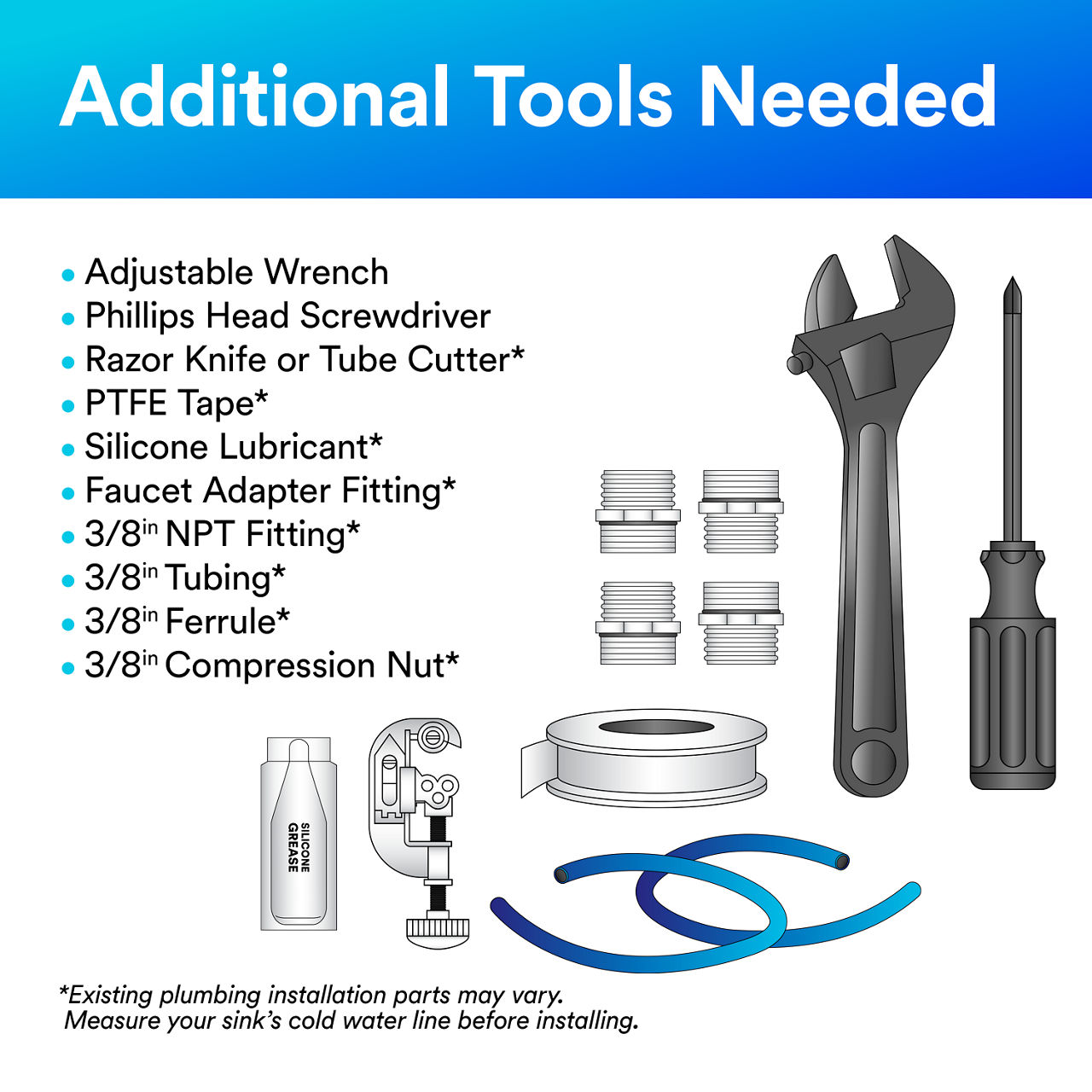 6 - Aqua-Pure™ AP200: Additional tools needed