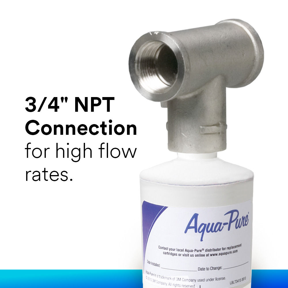 4 - Aqua-Pure™ AP430SS: 3/4" NPT Connection for high flow rates