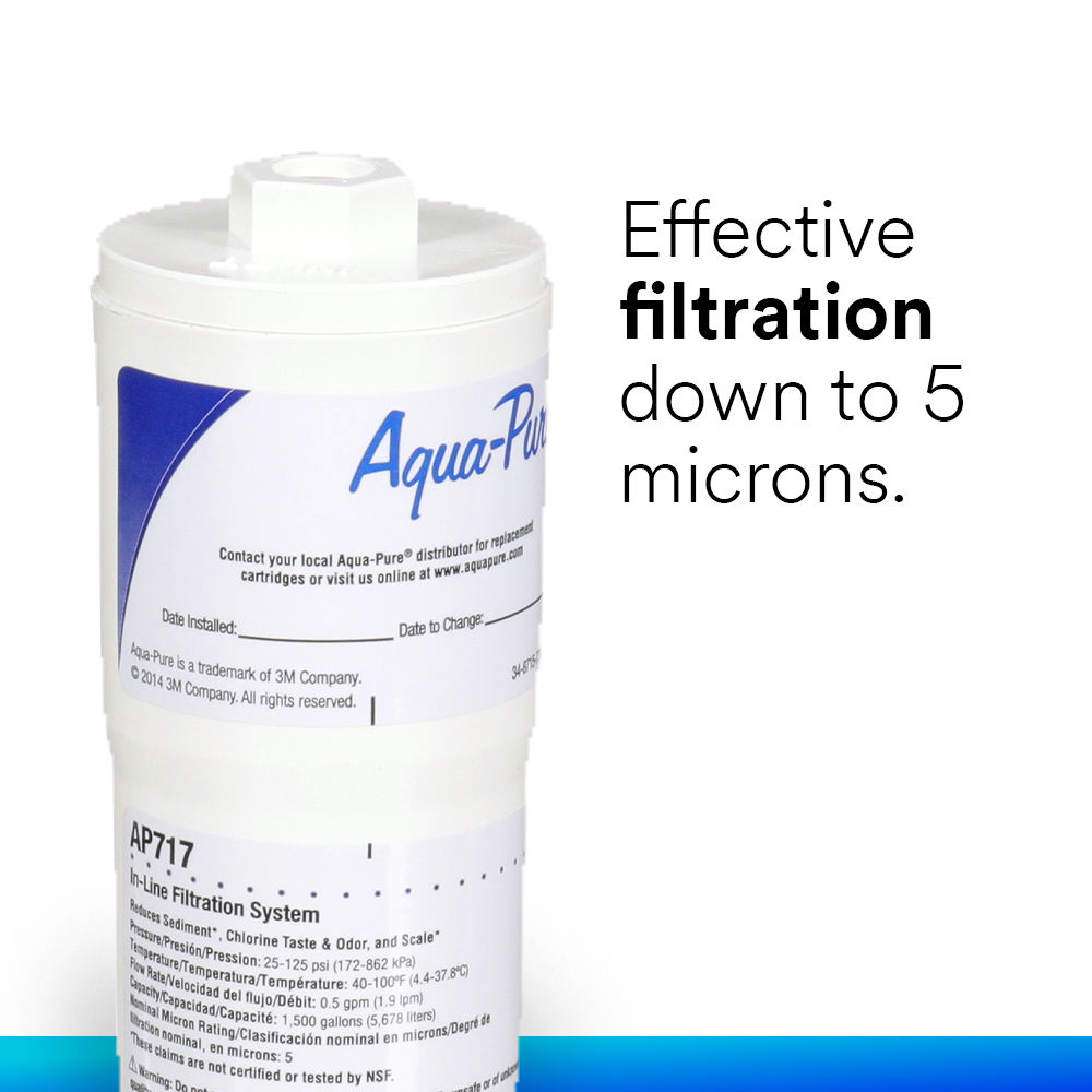 3 - Aqua-Pure™ AP717, 5560222: Effective filtration down to 5 microns