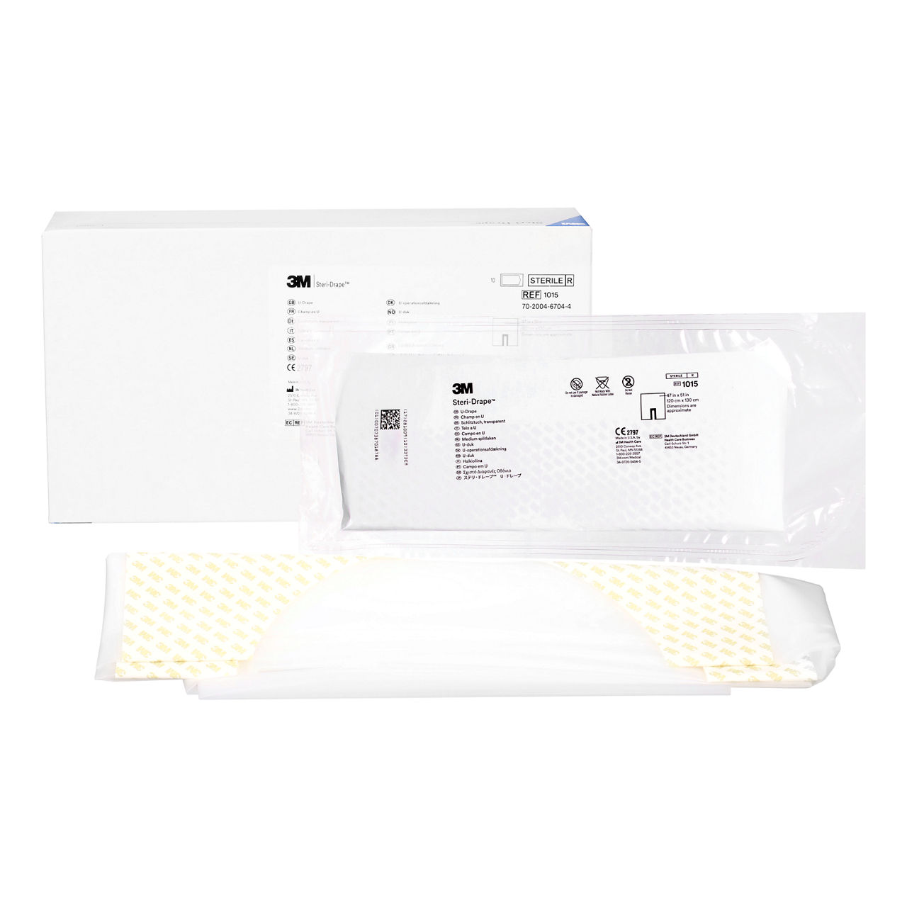 3M™ Steri-Drape™ U-Drape, 1015, 120 cm x 130 cm