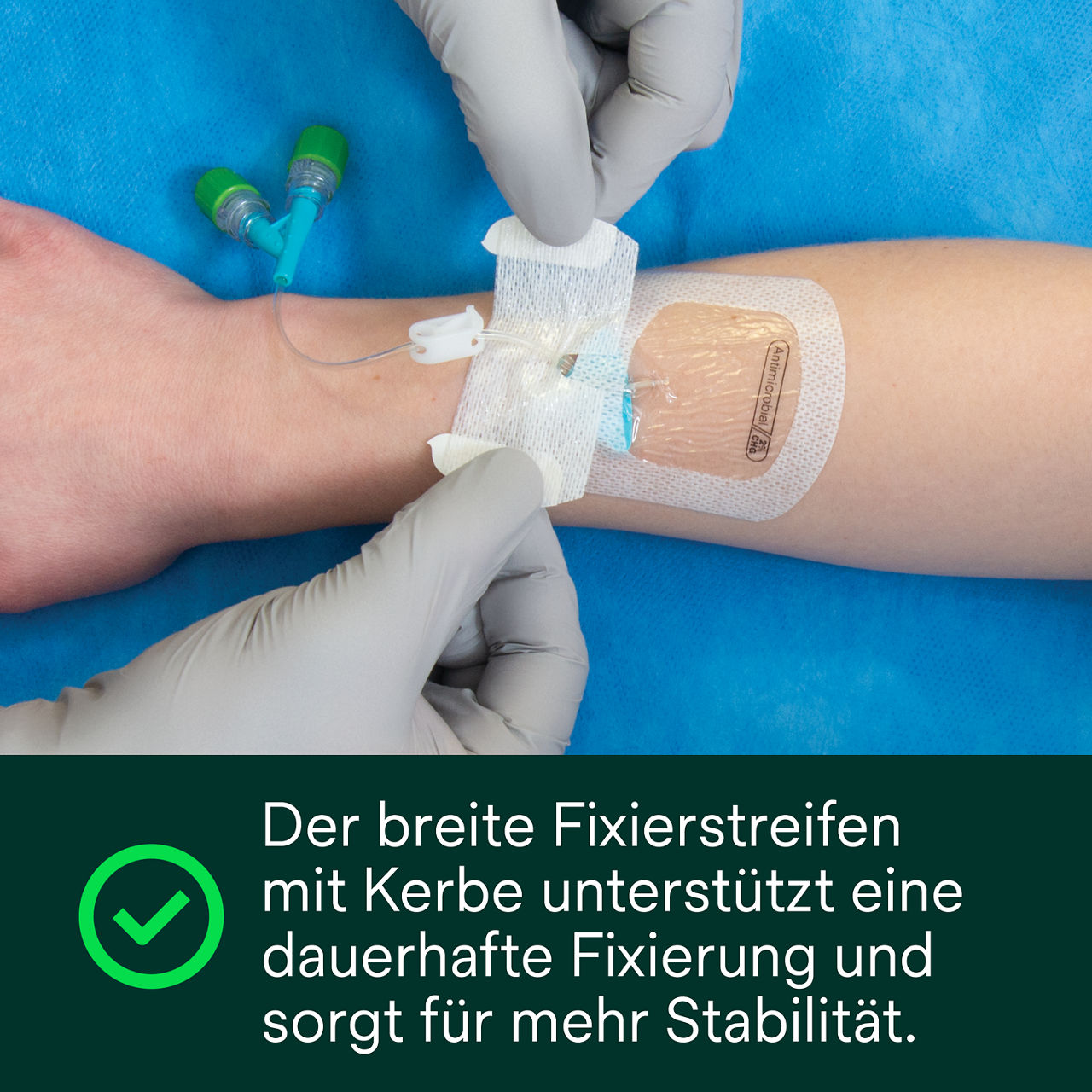 (4) Tegaderm 9132: Konsistente, korrekte Anwendung